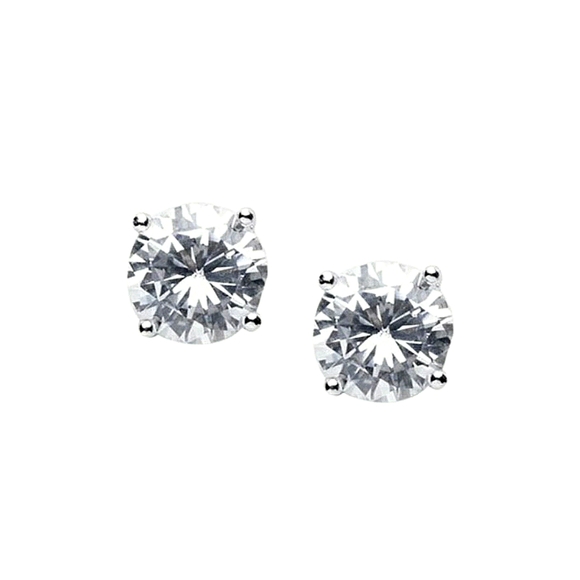 Luxe Round Studs from CZ by Kenneth Jay Lane - Picture 1 of 2